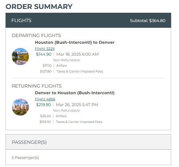 Frontier flight no Discount Den