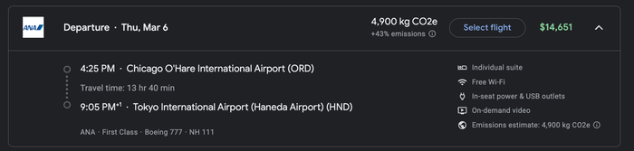 Google Flights ORD HND. ANA F Google Flights ORD HND. ANA F