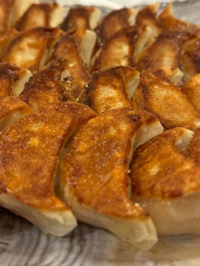 Gyoza in Osaka.