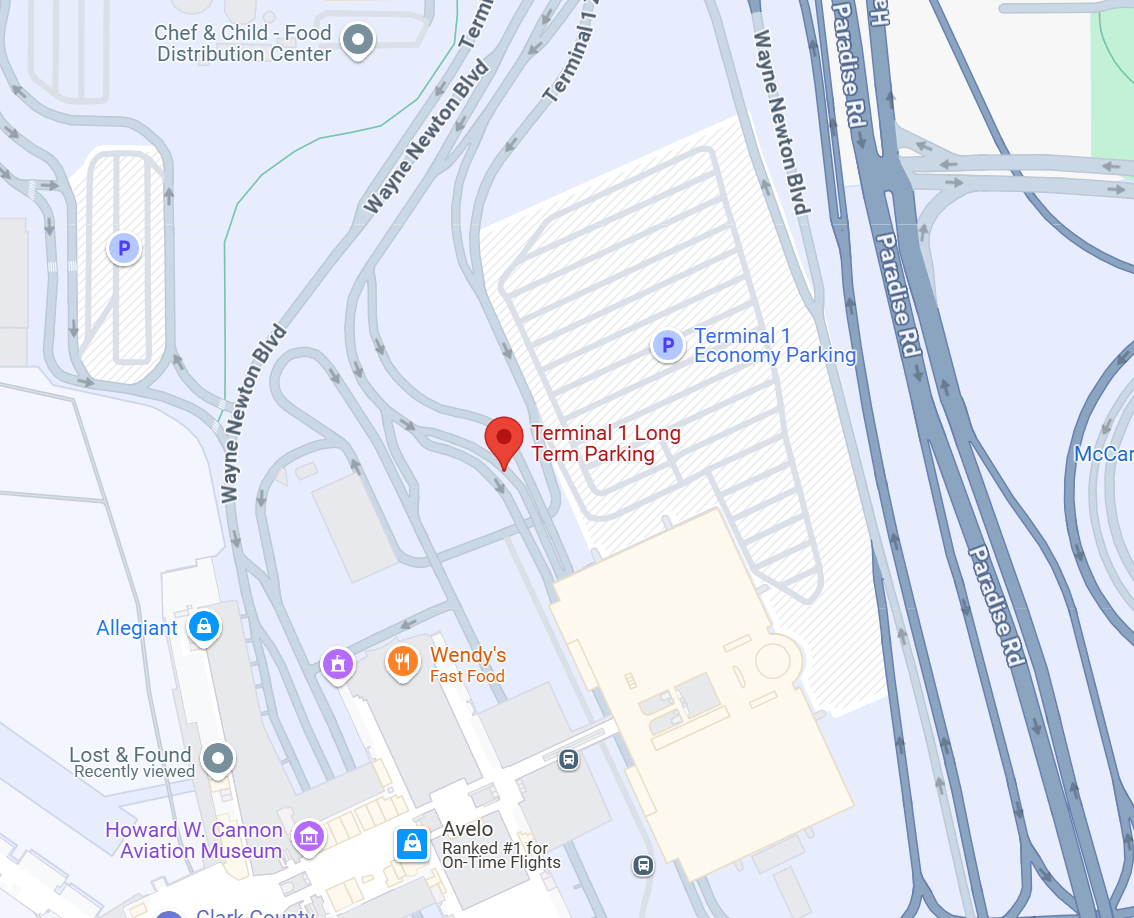 Harry Reid International Airport Economy Parking