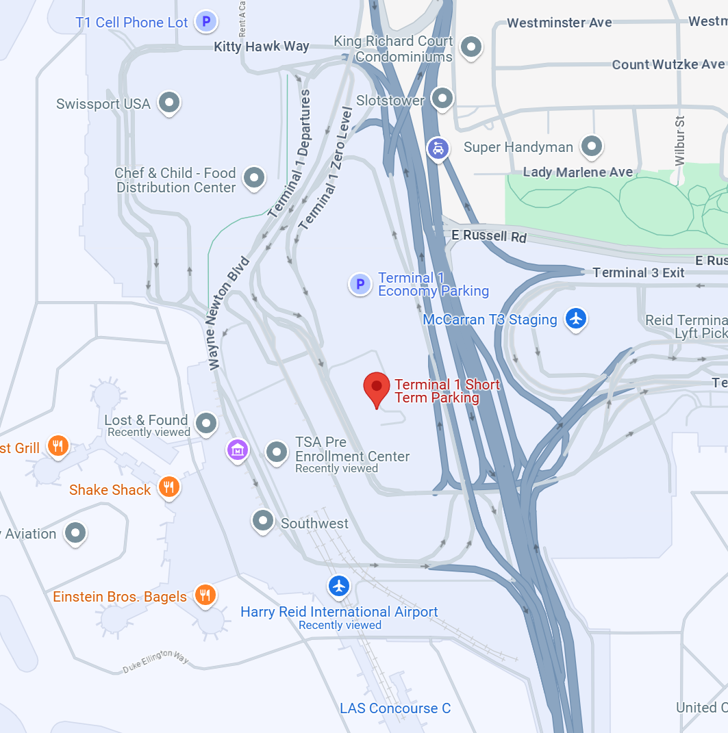 Harry Reid International Airport Short Term Parking