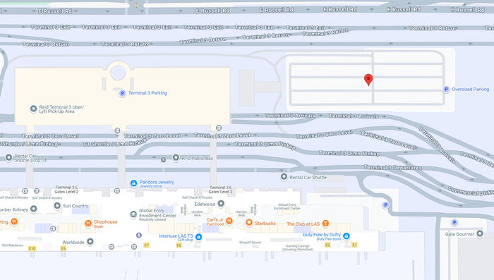 Harry Reid International Airport Terminal 3 Economy Parking