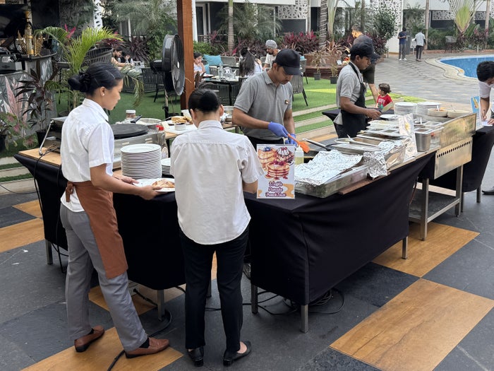 Hyatt Place Goa Candolim Zing breakfast outdoor station