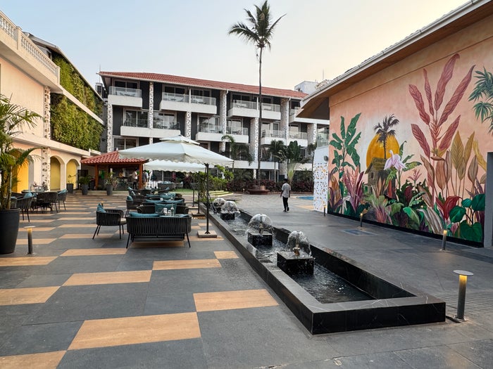 Hyatt Place Goa Candolim fountains