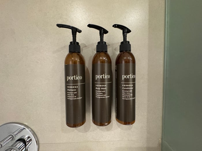 Hyatt Place Goa Candolim king room shower amenities