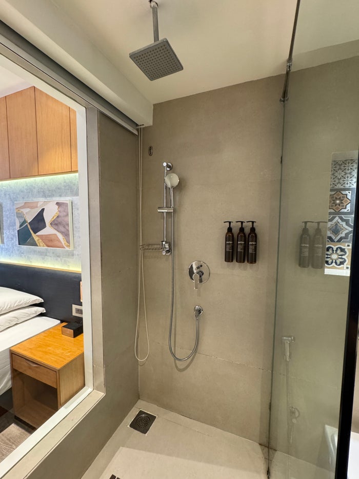 Hyatt Place Goa Candolim king room showerhead