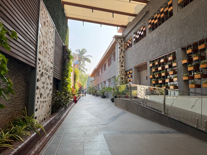 Hyatt Place Goa Candolim path from lobby