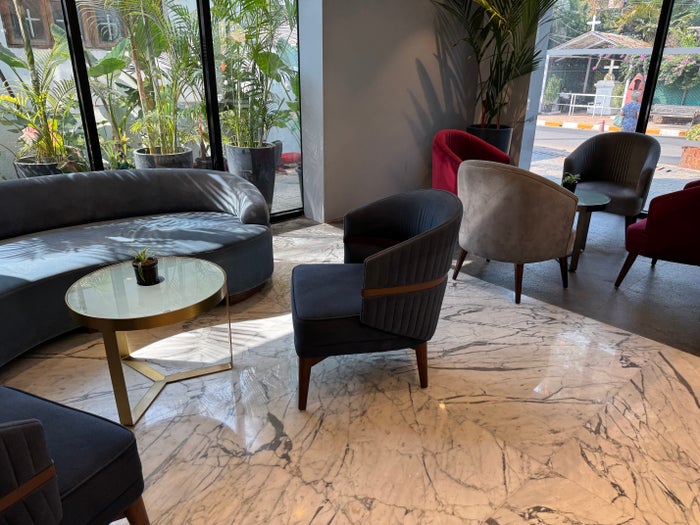 Hyatt Place Goa Candolim right lobby seating