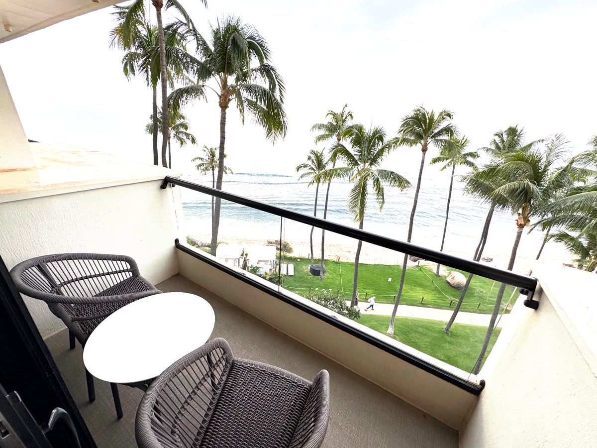 Hyatt Regency Maui Resort and Spa oceanfront balcony