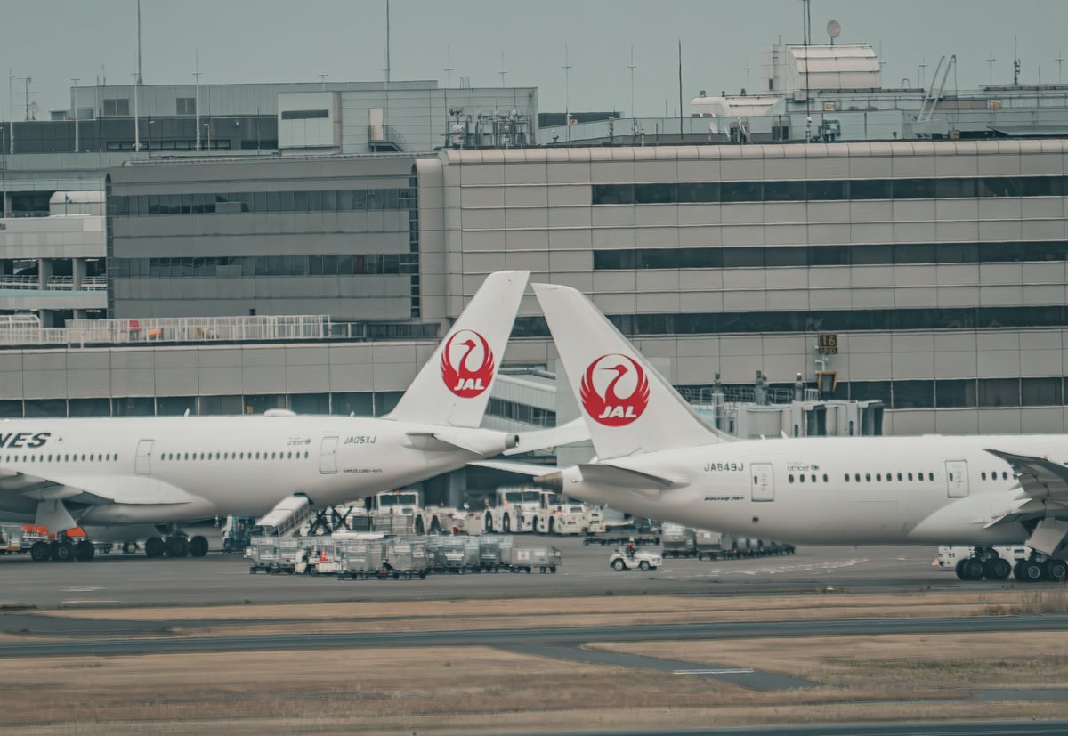 JAL planes in TYO