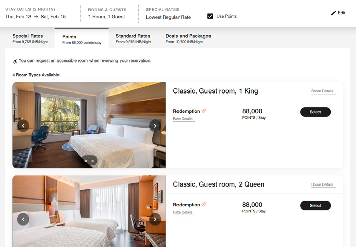 Le Meridien Goa Calangute Marriottcom booking