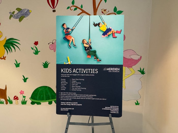 Le Meridien Goa Calangute kids activities