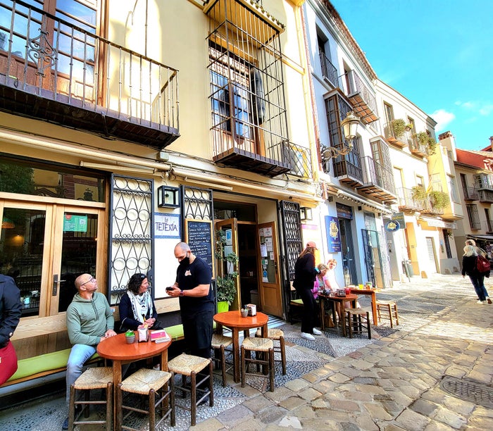 Malaga Spain Cafe