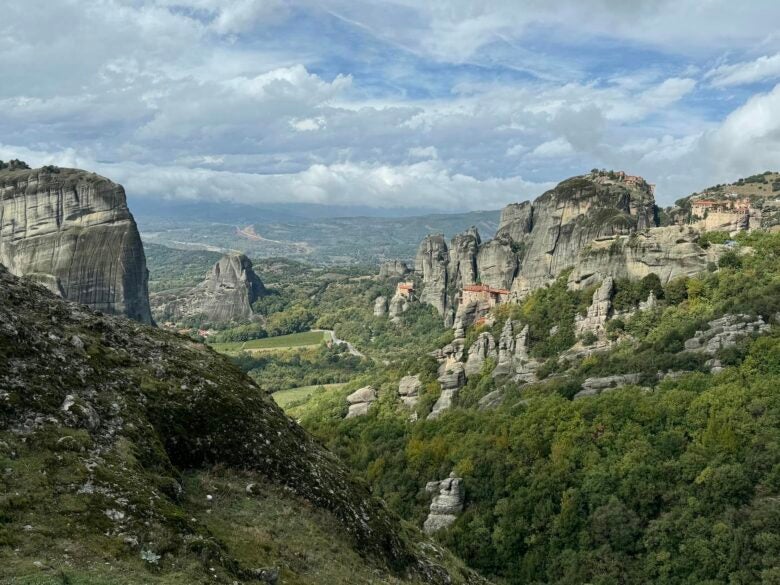 Monasteries in Meteora, Greece.