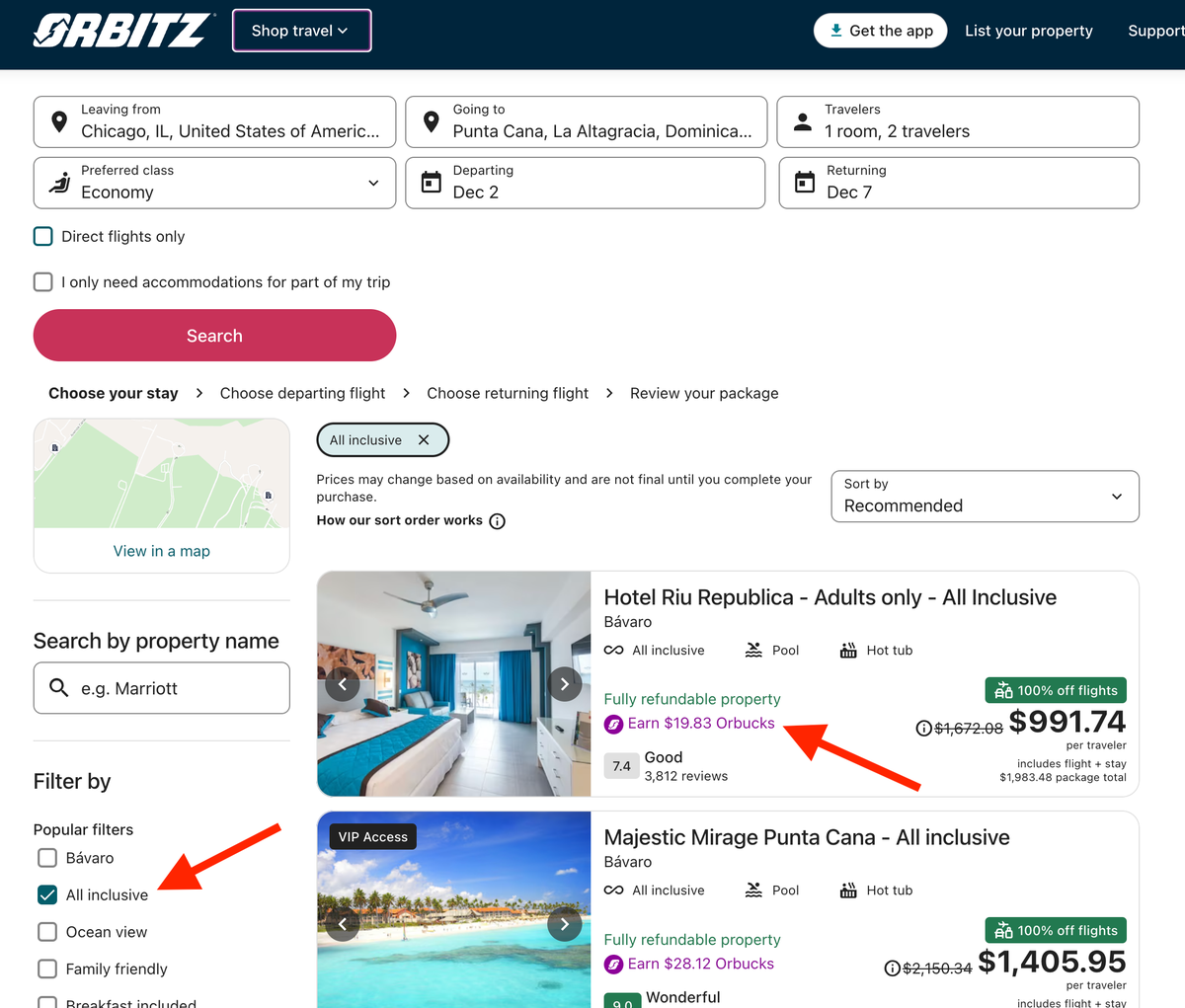 Orbitz All Inclusive Vacation Packages