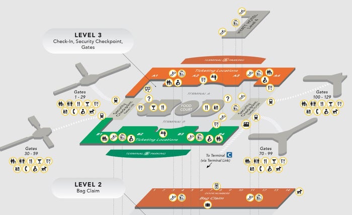 Orlando International Airport Main Terminal Orlando International Airport Terminals A and B