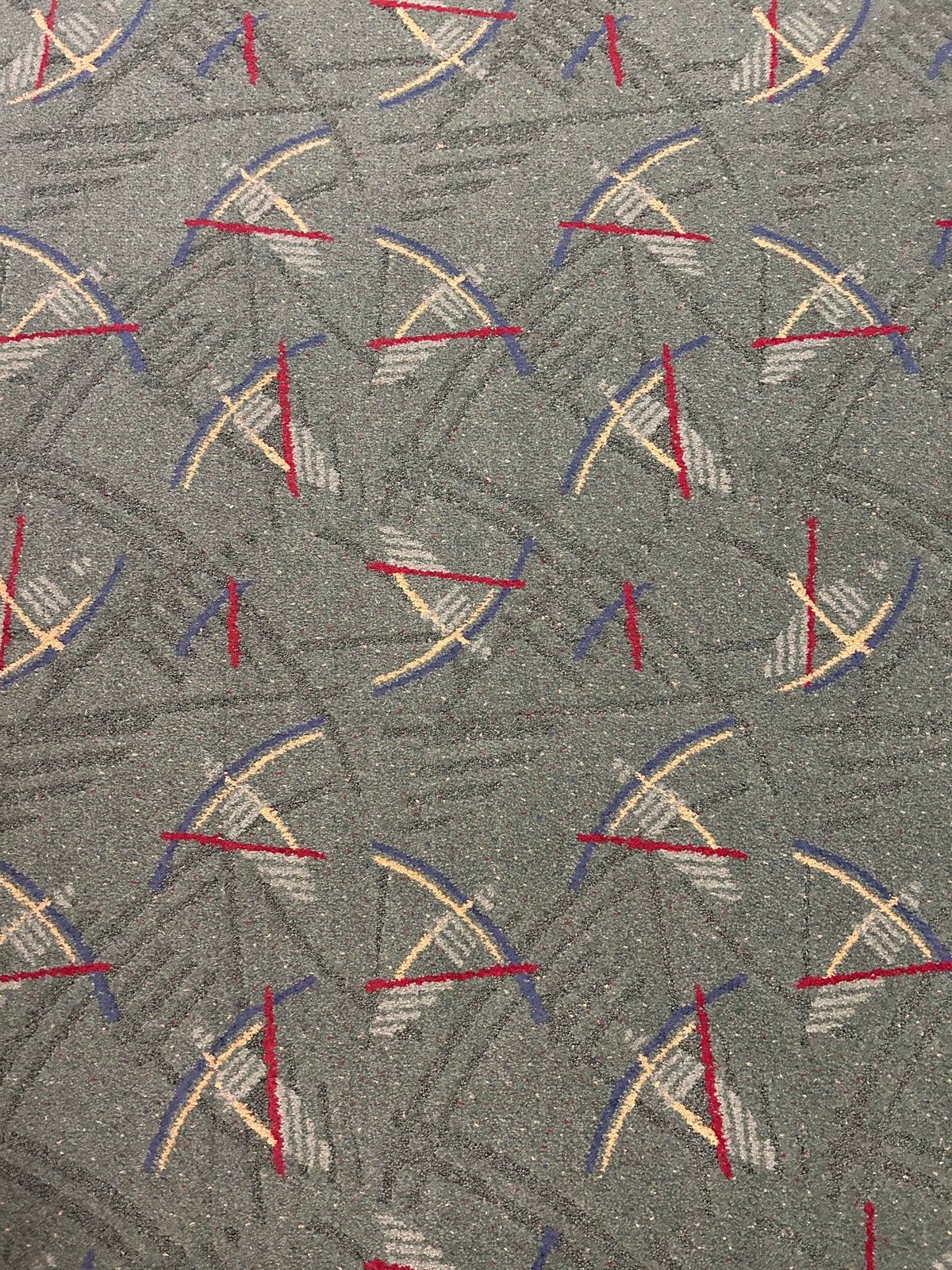 PDX airport carpet