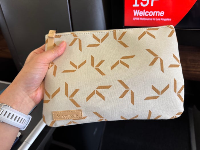 Qantas Business Class Koskela Amenity Kit