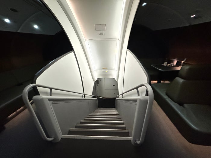 Qantas Business Class Stairs