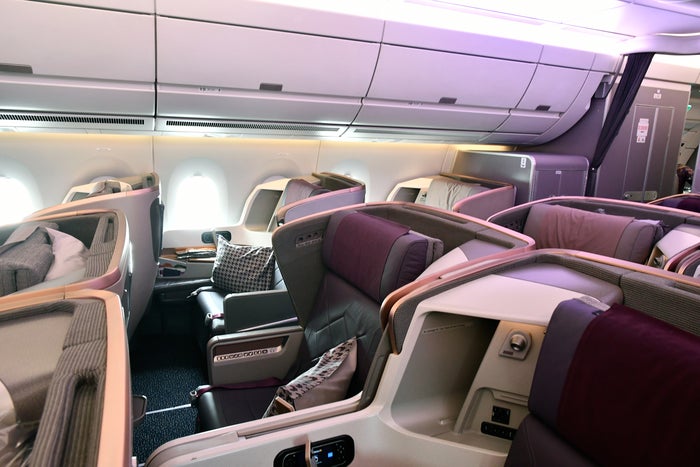 Singapore Airlines A350ULR Forward business cabin 2 Singapore Airlines A350ULR Forward business cabin 2
