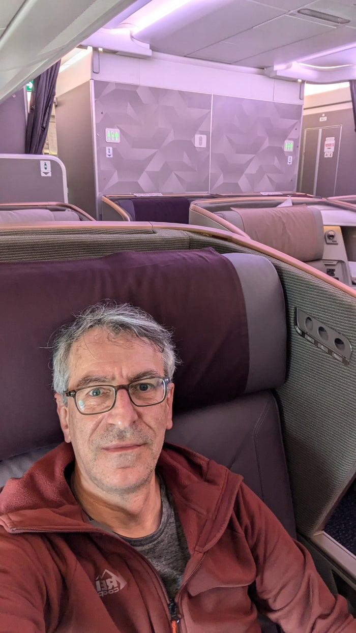 Singapore Airlines A350ULR business class seat wide Singapore Airlines A350ULR business class seat wide