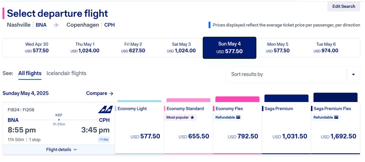 Southwest Icelandair Booking to Europe