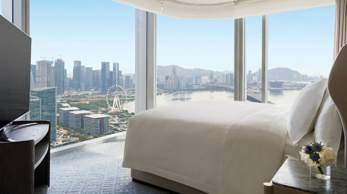St Regis Shenzhen St Regis Shenzhen bedroom with views