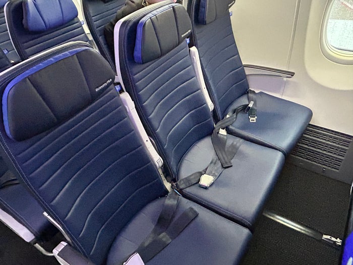 United 737 MAX 9 premium economy seat United 737 MAX 9 premium economy seat