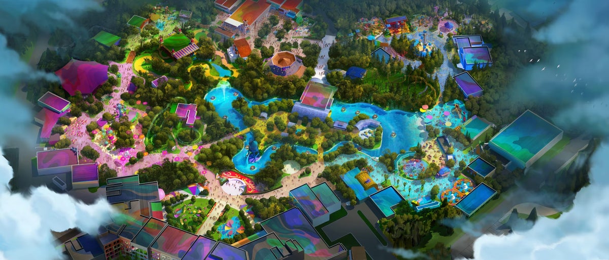 Universal Kids Resort Map