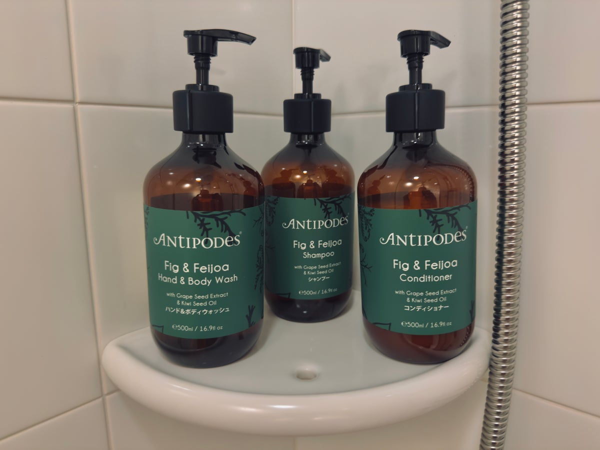 ANA Crowne Plaza Nagoya bathroom shower toiletries