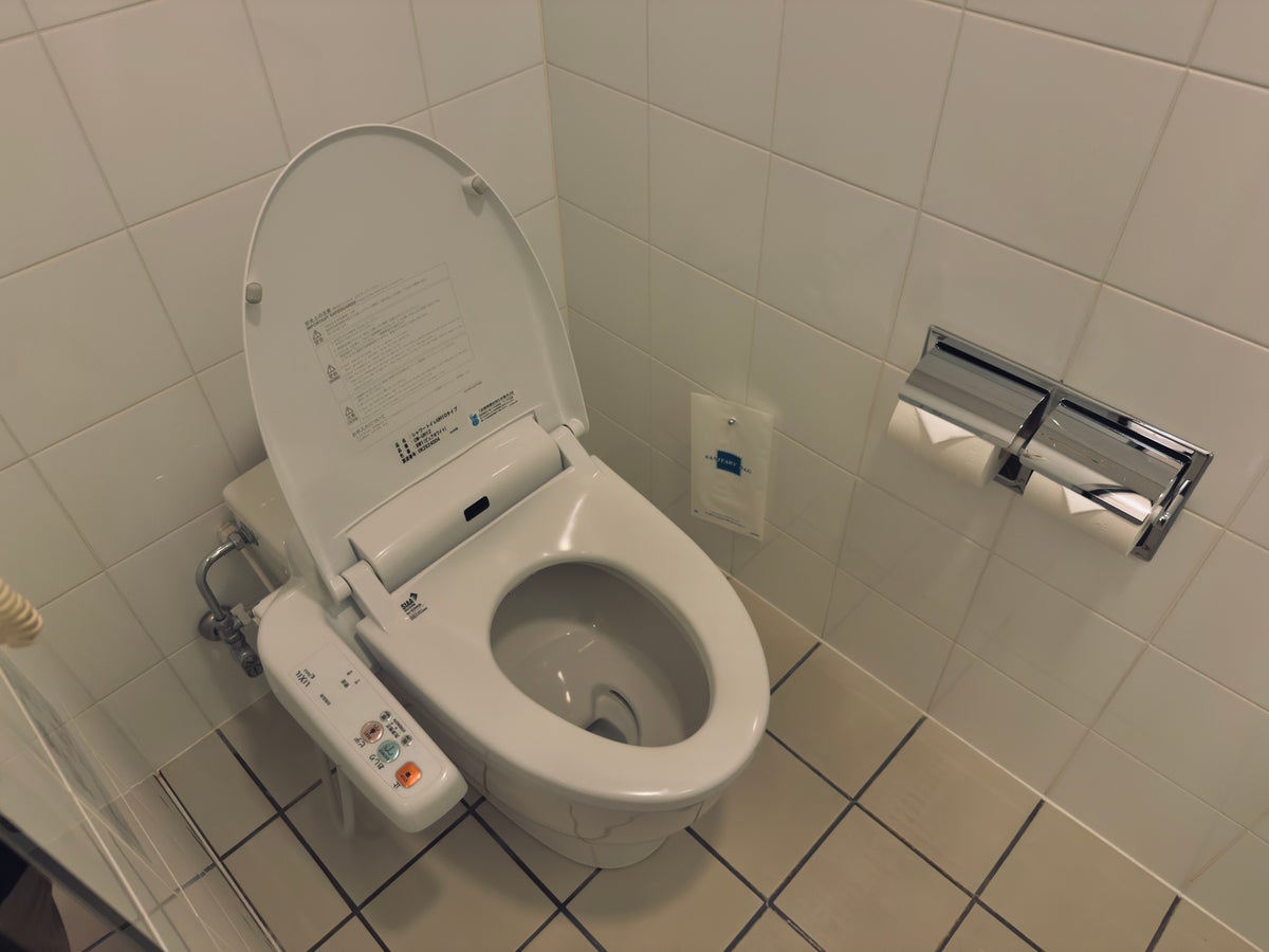 ANA Crowne Plaza Nagoya bathroom toilet with bidet