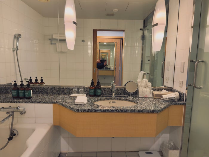 ANA Crowne Plaza Nagoya bathroom vanity ANA Crowne Plaza Nagoya bathroom vanity