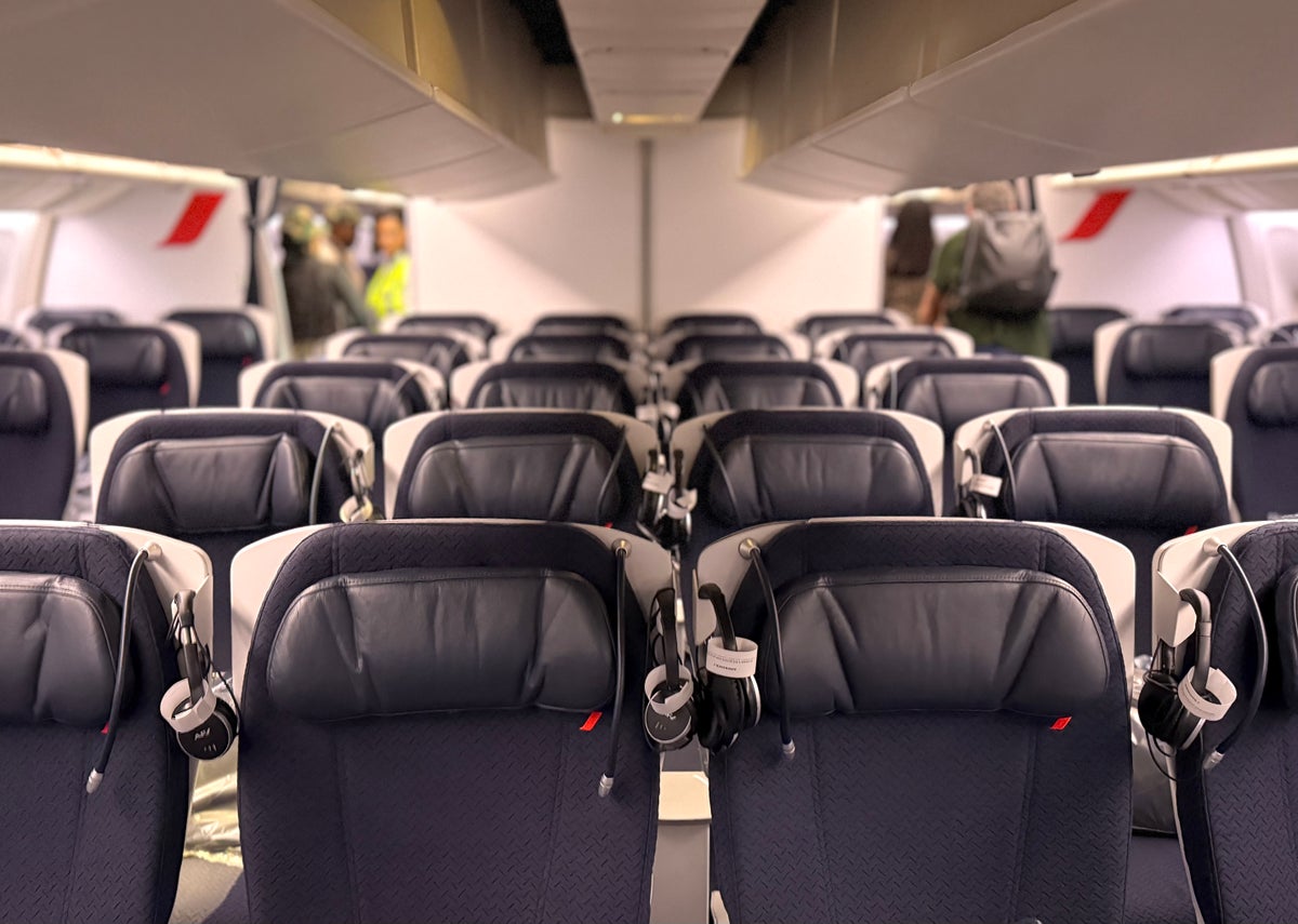 Air France Boeing 777 300 premium economy cabin