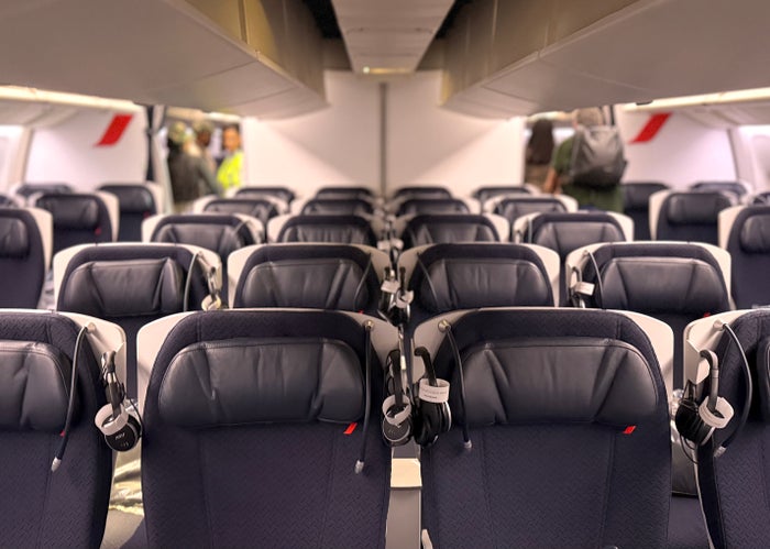 Air France Boeing 777 300 premium economy cabin Air France Boeing 777 300 premium economy cabin
