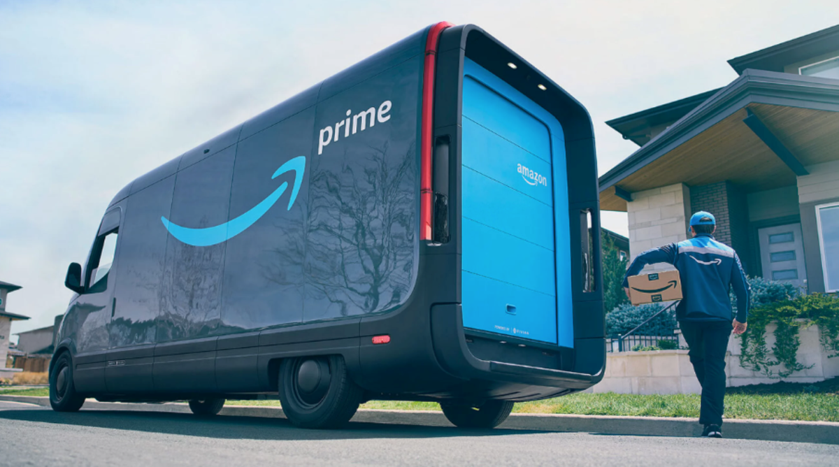 Amazon van delivery