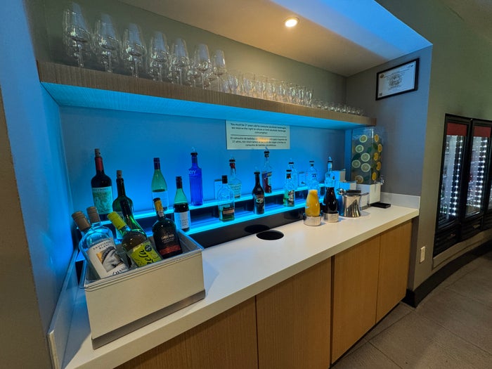 Avianca VIP Lounge Self serve bar 1