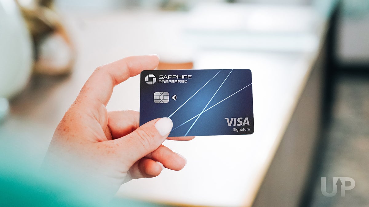 Chase Sapphire Preferred Card Kitchen Background Upgraded Points LLC