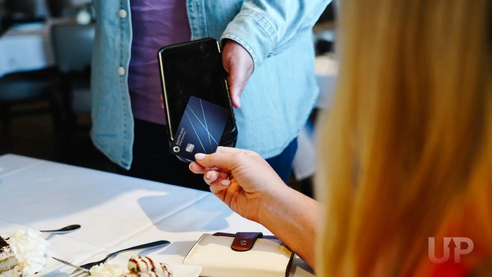 Chase Sapphire Preferred Card Tap To Pay With Waiter at Restaurant Upgraded Points LLC Chase Sapphire Preferred Card Tap To Pay With Waiter at Restaurant Upgraded Points LLC