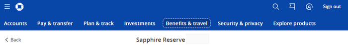 Chase Sapphire Reserve account benefits and travel Chase Sapphire Reserve account benefits and travel