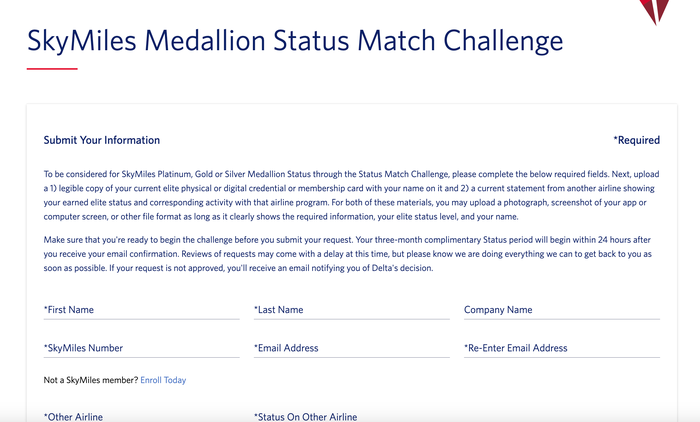 Delta Status Match Delta Status Match
