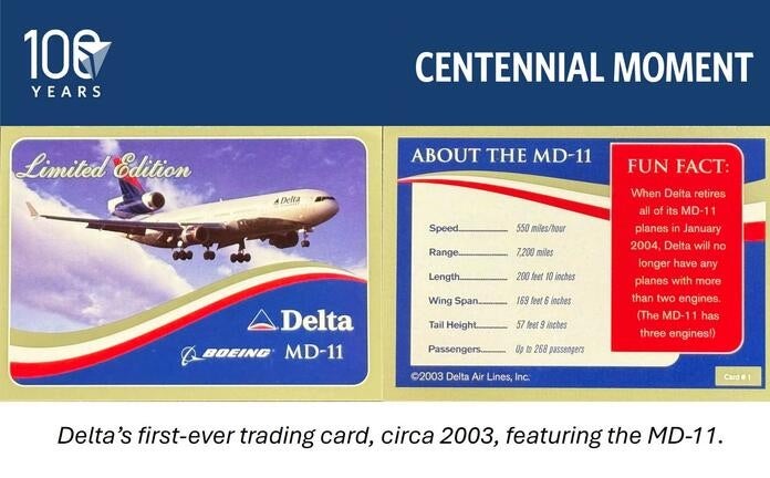 Delta first trading card