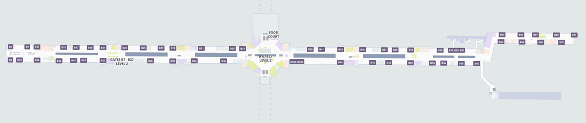 Denver International Airport B Gates
