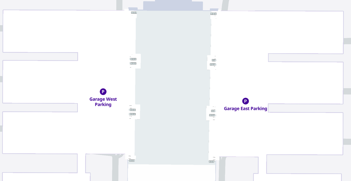 Denver International Airport Jeppesen Terminal Level 2 Parking Garages