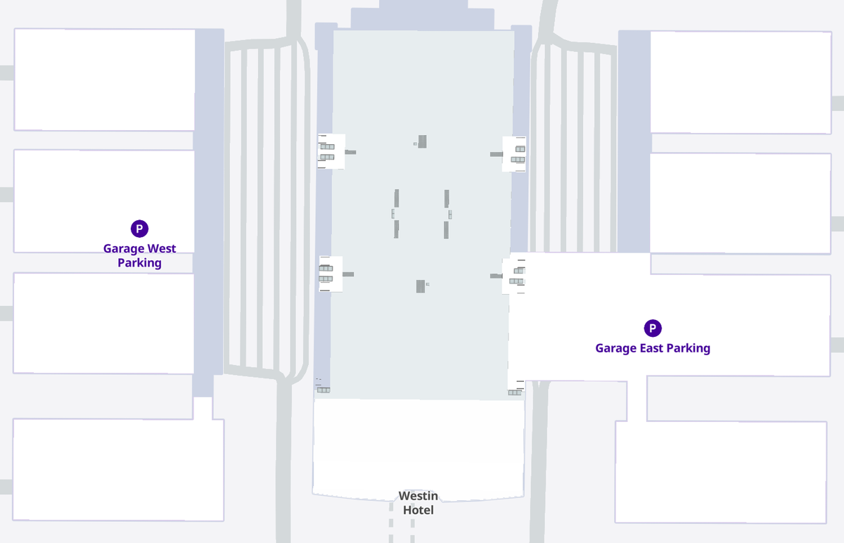 Denver International Airport Jeppesen Terminal Level 3 Parking Garages