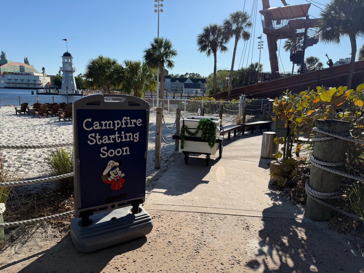 Disney Beach Club Campfire