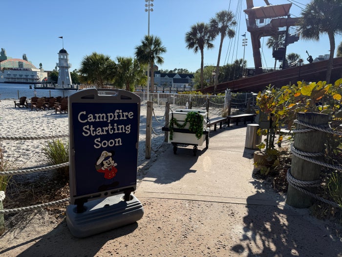Disney Beach Club Campfire Disney Beach Club Campfire