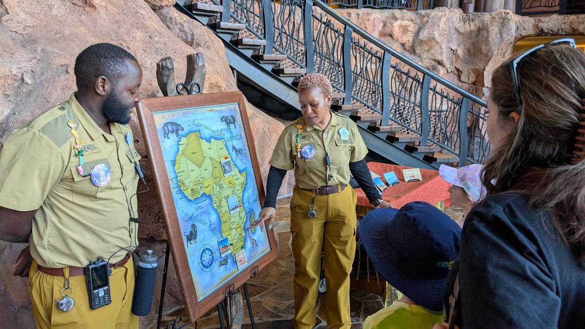 Disneys Animal Kingdom Lodge amenities activities string of memories learning station