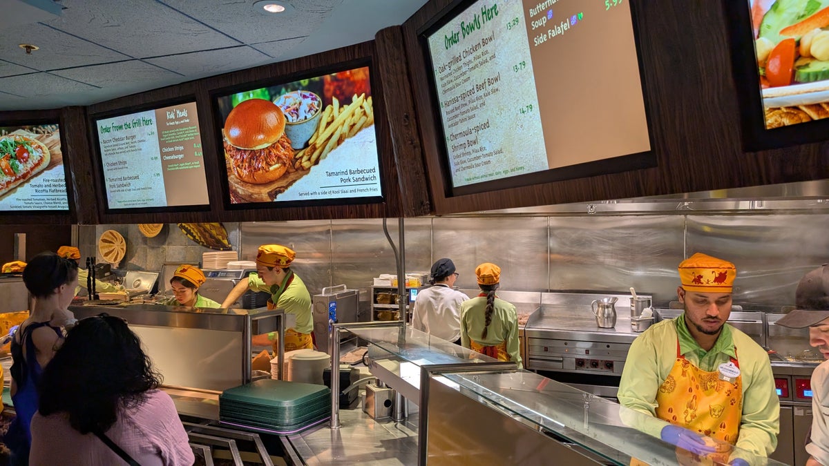 Disneys Animal Kingdom Lodge dining The Mara food stations
