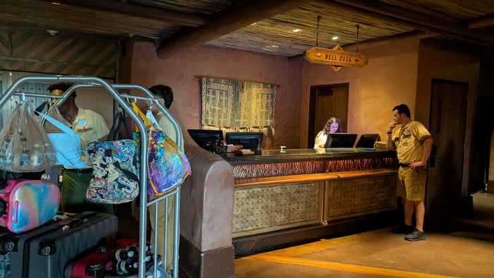 Disneys Animal Kingdom Lodge lobby bell desk Disneys Animal Kingdom Lodge lobby bell desk