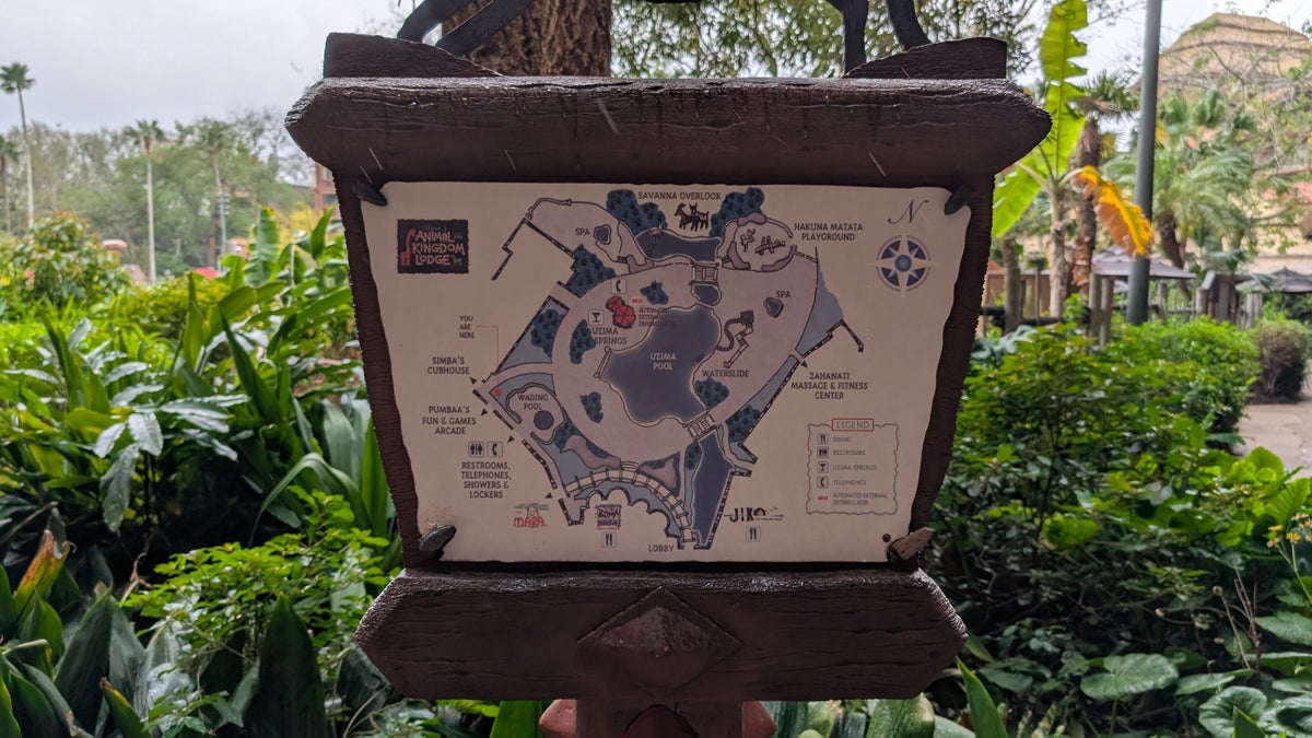 Disneys Animal Kingdom Lodge resort map